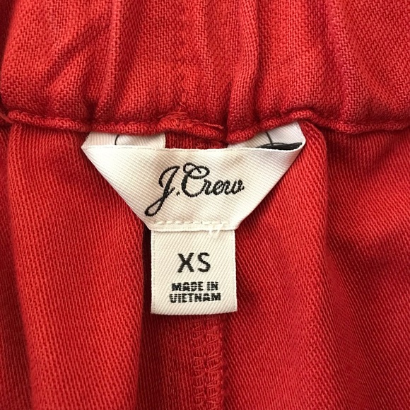 J. CREW Pull-On Camp Short Spiced Cayenne Elastic Waist - Picture 8 of 13
